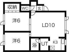 ハイデンスCの間取り画像