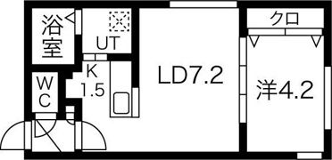 ラポムN16の間取り画像