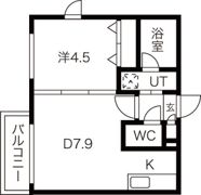 ジョイフルクレーン美園の間取り画像