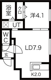 MINES水車町(ミネス)の間取り画像