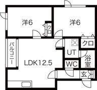 シュトラール川下の間取り画像