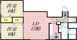 Luna Courtの間取り画像