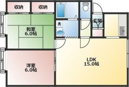 サンアルファ(発寒)の間取り画像