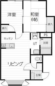 レジデンスHKの間取り画像