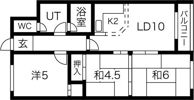 キャトルセゾンの間取り画像