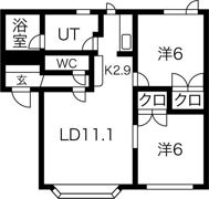 レジーナK37の間取り画像