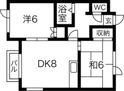 レジデンスN30の間取り画像