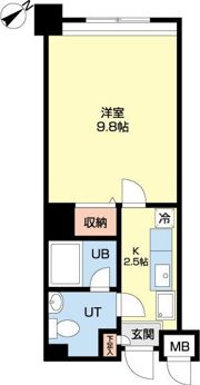 αNEXT東札幌の間取り画像