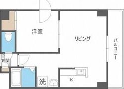 ドエル札幌南6条Iの間取り画像