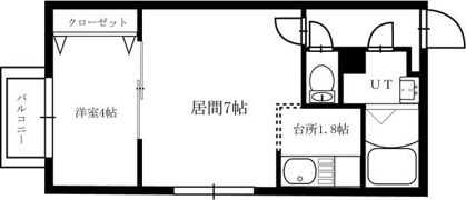 メイプルメゾン創成川公園の間取り画像