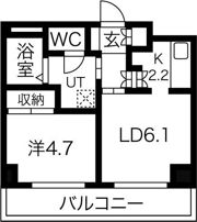 ホープ北21の間取り画像
