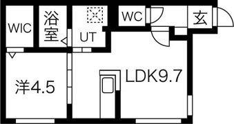 ミカーサN26の間取り画像