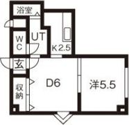 サザングランディ北大の間取り画像