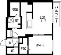 ブランシャールAS北16条Nの間取り画像