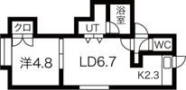 ホープ麻生6の間取り画像