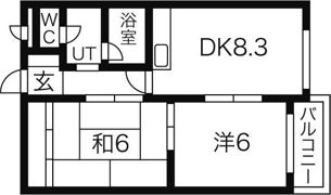 ノースビレッジの間取り画像