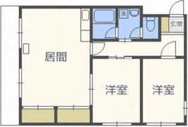 南平岸313の間取り画像