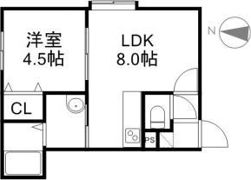 コンフォートI（コンフォートワン）の間取り画像