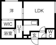 blanc南円山の間取り画像