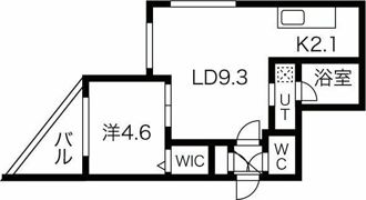 GARBO新札幌（ガルボ新札幌）の間取り画像