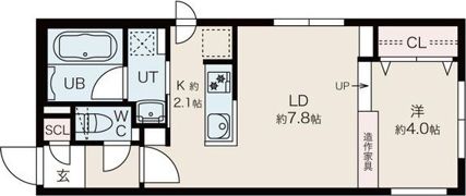 Sheraton札幌元町の間取り画像