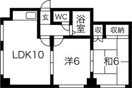 コーポ晶子館（コーポショウシカン）の間取り画像