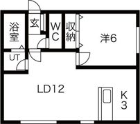 薫風ハイツの間取り画像