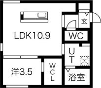 オルセーリュクス豊平の間取り画像