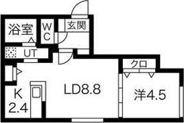 RITZ GRANDE琴似の間取り画像