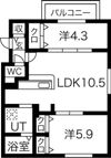 ヴォヤージュ円山の間取り画像