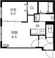 PROUD菊水の間取り画像