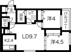 メニーズコート中央図書館の間取り画像