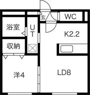 Liveus南11条の間取り画像