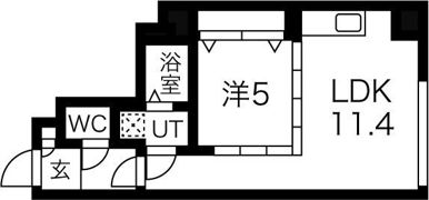 プライムアーバン大通公園Iの間取り画像