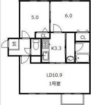 minna house 真駒内の間取り画像