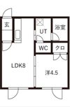 Casa Cuarta（カーサ クアルタ）の間取り画像