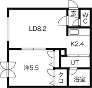 プラティーノASABUの間取り画像