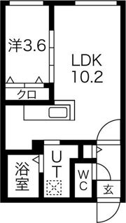 ASTAGE北9条の間取り画像