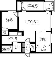 Nuovo Storia est （ヌーボ・ストリア・エストの間取り画像