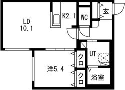 Pommeraie北13条（ポムレ北13条）の間取り画像