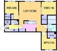 仮）アーバス南円山の間取り画像