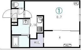 REN FAULT栄通（レンフォルト）の間取り画像