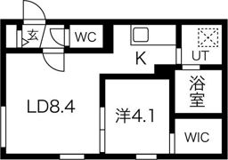 イクス北円山の間取り画像