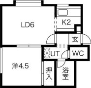 レジデンスMの間取り画像