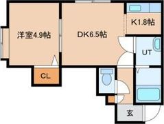 ロックイン菊水の間取り画像