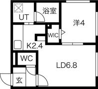 voyage（ヴォヤージュ）の間取り画像