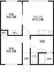 グリーンハイツわだの間取り画像