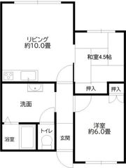 グリーンハイツわだの間取り画像