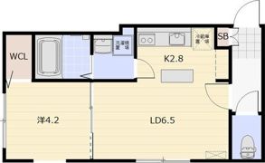 Three R 菊水（スリーアール）の間取り画像
