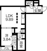 ガイアールS6の間取り画像
